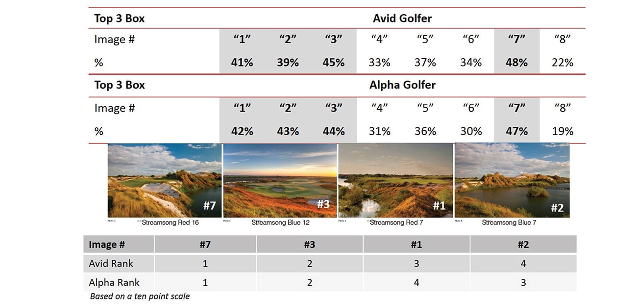 Image | Streamsong Resort Avid vs Alpha Golfer Chart