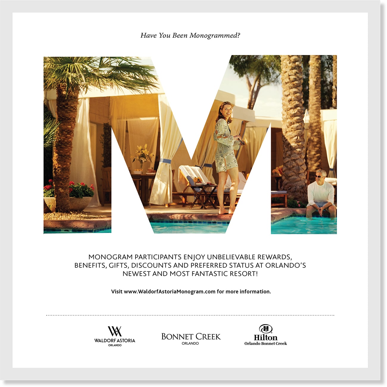 Image | Waldorf Astoria | Bonnet Creek | Hilton Mongram Promotion Ad