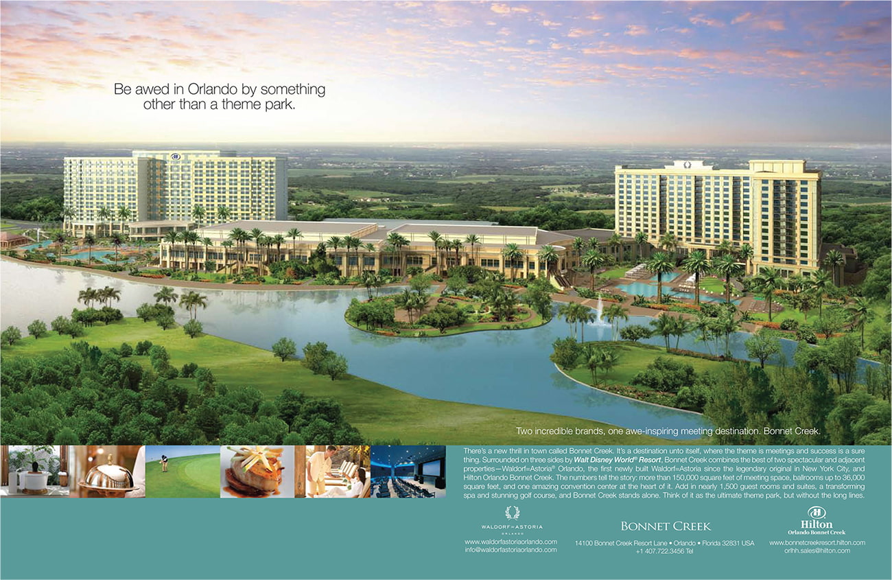 Image | Waldorf Astoria | Bonnet Creek | Hilton Print Ad