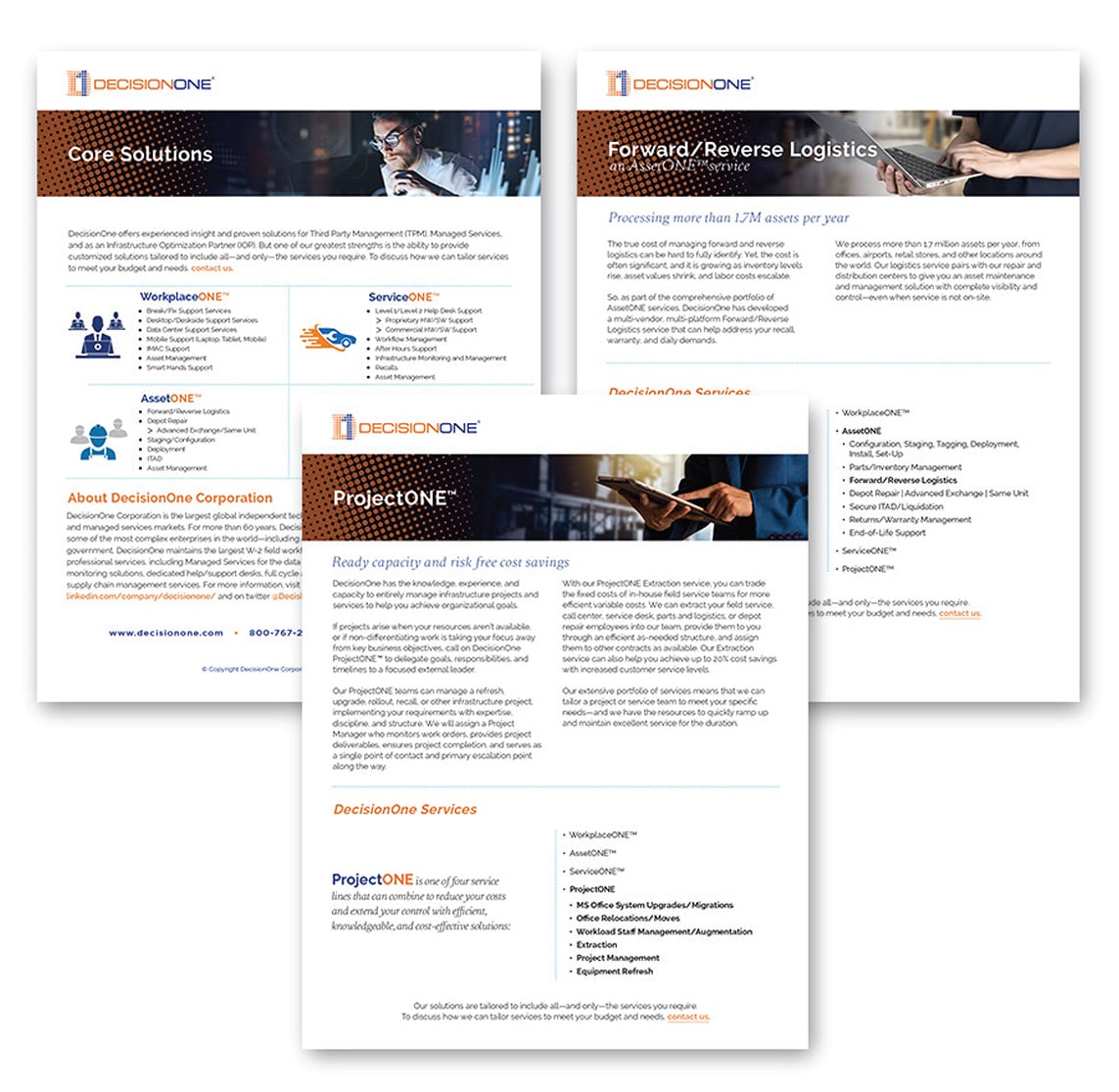 DecisionOne White Papers and Other Collateral