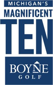 Boyne Golf Magificent 10 logo